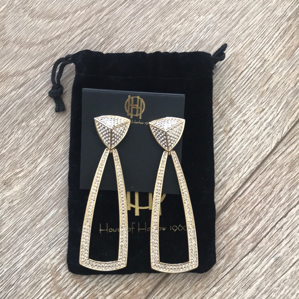 House of Harlow earrings